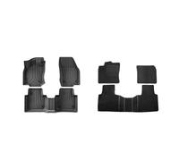 Boot Liner For VW For Tiguan L For PRO 2024 Front Rear Trunk Mat Internal Accessories Mats TPE Foot Pads Boot Mat(Double-layered mats)