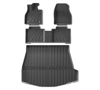 Boot Liner LHD For Subaru For Solterra For Toyota For BZ4X 2023-2025 TPE 3D Car Floor Mats Cargo Liner Trunk/Backrest Pad Car Floor Mat Protector(LHD 4PCS)