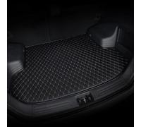 Boot Liner Mat Custom Car Trunk Mat For All Models A1 A3 A4 A5 A6 A7 A8 Q2 Q3 Q5 Q7 Q8 S1 S4 S5 S6 SQ5 RS3 Auto Parts Car Trunk Liner Mat(Black orange)