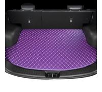 Boot Liner Mat Waterproof Custom Diamond Leather Car Trunk Mat For ALFA For ROMEO For Stelvio For Giulia For Mito 147 159 Car Trunk Liner Mat(Purple)