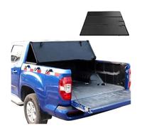 Boot Load Cargo Cover Aluminum Alloy Hard Tri-Fold Tonneau Cover For JAC For Frison T6/T8 Pickup Truck Bed Cover Double Cab Rear Trunk Parcel Shelf