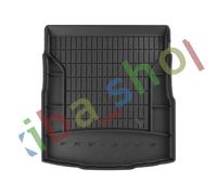 BOOT MAT REAR MATERIAL TPE 1 PCS COLOUR BLACK FITS VW PASSAT B8 SEDAN 0814-