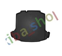 BOOT MAT REAR TPE 1 PCS COLOUR BLACK WITH NICHES ON BOTH SIDES WITHOUT