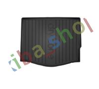 BOOT MAT REAR TPE 1 PCS COLOUR BLACK WITHOUT OPTIONAL LUGGAGE SHELF FITS FOR D