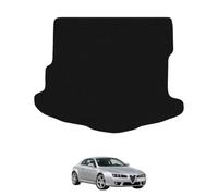 Boot Mats for Alfa Romeo Brera 2006-2010 Car Mats UK-Made Tailored Fit Carpet Floor Mats Full Coverage Compatible Accessory Black Trim