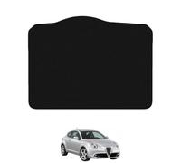 Boot Mats for Alfa Romeo Mito 2008-2018 Car Mats UK-Made Tailored Fit Carpet Floor Mats Full Coverage Compatible Accessory Black Trim
