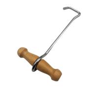 Boot Puller - 8.27 Inch, Solid Wood | Metal Tool - Cowboy Boot Remover | Ergonomic And Portable For Easy HIking And Walking Adventures - Boots Easily Without Bending Over