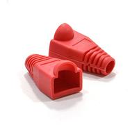 Boot RJ45 Cat5e 5mm Ethernet Network Cables RED Boots [10 Pack]