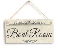 Boot Room - Handmade Shabby Chic Wooden Sign/Plaque