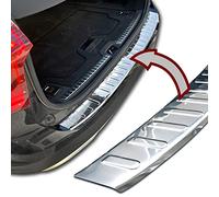 Boot Sill Protector Stainless Steel Chrome Compatible with Volvo V90 + V90 Cross Country | Year of Manufacture from 2016 | Premium Quality RECAMBO
