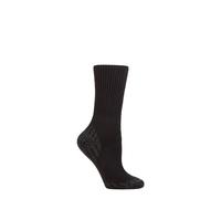 IOMI 1 Pack Footnurse Diabetic Walking Wool Boot Socks - 4-7 UK - Black