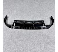 Boot Spoiler For A3 A3L S3 Sedan 8Y 2021-2024 Rear Bumper Diffuser Lip Spoiler Splitter Plate Body Kit Tuning Auto Parts Auto ABS Rear Spoiler Wing(Glossy Black B)