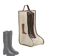 Boot Storage Bag - Shoe Bag | Boot Bag | Walking Boot Bag | Dust Proof Tall Boot Carry Bag with Handle | Boots Storage | Travel Organizer | Wardrobe Organizer for Men & Women Sneakers, Brown Short