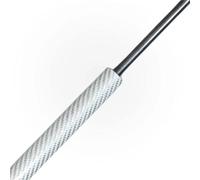 Boot Struts Qty1 Pickup Tailgate Assist Present Lift Support Gas Spring Damper Shock Absorber For VW For Amarok NF 2nd Gen 2023- Car Rear Tailgate Boot Gas Struts(Silver Carbon Fiber)