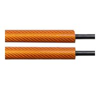 Boot Struts Rear For Nissan 350Z Z33 Coupe 2003-2009 Without Spoiler Trunk Boot Gas Struts Springs Dampers Tailgate Gas Struts(Orange carbon fiber)
