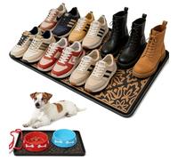 Boot tray shoe tray, Home Stuff Boot Tray for Heavy Duty Floor Protection, Water Resistant Plastic Utility Shoe Mat for Indoor and Outdoor Use in All Seasons, Pet Supplies Storage (2pcs)