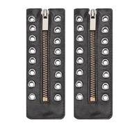 Boot Zipper Lace - 2 Piece 8-Hole Zippers System, Strong Sneakers Shoe Laces Upgrade, Secure Closure Design | Practical Footwear Improvement For Work Hiking Running Golf Men Women Adults Seniors