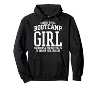 Bootcamp Girl Realign Your Chakras Sarcastic Workout Pullover Hoodie