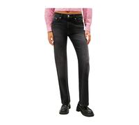 Bootcut Cleo Jeans with Distressed Details- female- Tommy Hilfiger- Slim Fit Jeans- Black- W26 L30- Jeans W26 L30