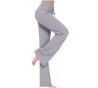 Bootcut Yoga Pants for Women Buttery Soft High Waist Flare Pants Flared Leggings Sweatpants Workout Gym Sport Trousers Casual Fitness Soft Lounge Pants Gray