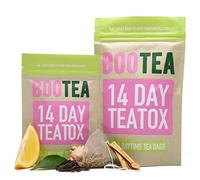 Bootea Teatox Tea, Energy Boost & Sleep Regulation, Herbal Teatox Blend with Ginseng, Dandelion & Psyllium, No Caffeine, 100 Tea Bags