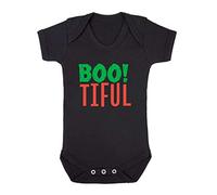 Bootiful Word Halloween Statement Baby Grow Vest, 6-12 Months, Black
