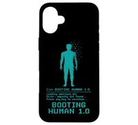 Booting Human 1.0 Loading Error Case for iPhone 16 Plus