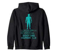 Booting Human 1.0 Loading Error Zip Hoodie