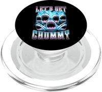 Bootleg Shark Lover Let's Get Chummy Funny Vintage Sharks PopSockets PopGrip for MagSafe