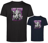 Bootleg T-Shirt, Albert Einstein Tshirt, Albert Einstein Bootleg Tshirt, Vintage Einstein t-Shirt, Influential Scientists T-Shirt, Bootleg Design Tshirt, Albert Einstein Graphic Tee Navy