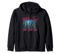 Bootley Crue Ghouls Ghouls Ghouls Funny 80s Glam Metal Band Zip Hoodie