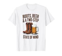 Boots Beer & Two Step - Country Line Dancing Western T-Shirt