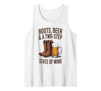Boots Beer & Two Step - Country Line Dancing Western Tank Top