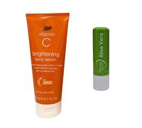Boots Body Serum - Vitamin C For All Skin Types 180ML With Free Aloe Vera Lip Balm
