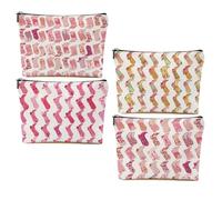 Boots Cow Softball Science Chaos Coordinator Gifts Cat Lemon Witchcraft Makeup Bag Travel Gifts for Women Girls, Metallic 0417, 9.62 * 7.42 Inches