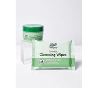 Boots Everyday Cucumber Cleansing Wipes (25) & Cucumber Moisturising Cream 100ml, Biodegradable, Dermatologically Tested, Suitable For All Skin Types,