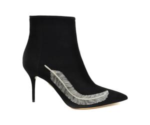 Boots - female - Charlotte Olympia - Heeled Boots - Black - 3 UK - Shoes 3 UK