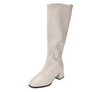 Boots for Women Evening Elegant Lace Floral Block Heel Non Slip Mesh Rhinestone Bridal Comfortable Cushioned Footwear for Formal Events