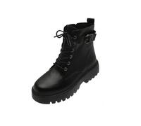 Boots For Women uk Walking Boots Womens Winter Ankle Waterproof Fur Lined Leather Lace Up Zipper Lightweight Shoes Non Slip Mid Calf Outdoor Ladies Warm