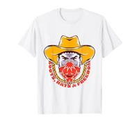 Boots, Hats & Freedom Cowboy Outlaw Western Rope Design T-Shirt
