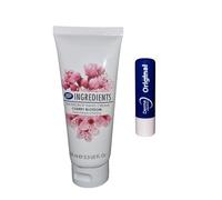 Boots Ingredients Water Drop Hand Cream Cherry Blossom Moisturising And Soften 100ML With Orignial Lip Balm