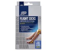 Boots Knee Highs Flight Socks 14-17mmHg Size 6-8 (2 Pairs)