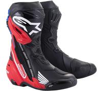 Boots Motorcycle ALPINESTARS Honda Supertech R - Black/Red Bright/Blue