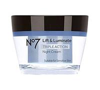 Boots No7 Lift & Luminate TRIPLE ACTION NIGHT Cream 50ml 15 SPF + 5*UVA - Suitable for sensitive skin