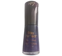 Boots No7 Stay Perfect Nail Polish Varnish Violetta 70