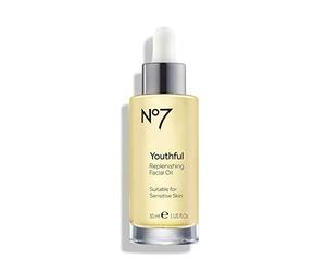 BOOTS No7 YOUTHFUL REPLENISHING FACIAL OIL MOISTURIZER(3122) HYPO ALLERGENIC 30ml BNIB