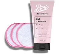 Bōots | Oat Cleansing Balm with 3x Reusable Pads | For Dry to Normal Skin | Uses the Power of Oat Oil to Enhance Your Daily Routine |150mL [Bundle]