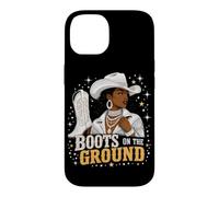 Boots On The Ground Cowboy Boots Black Girl Western Melanin Case for iPhone 14