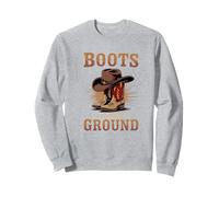 Boots On The Ground Cowboy Boots Western Country Style Sweatshirt
