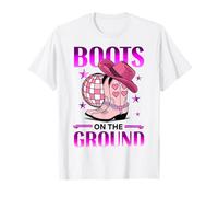 Boots On The Ground Cowboy Country Western T-Shirt